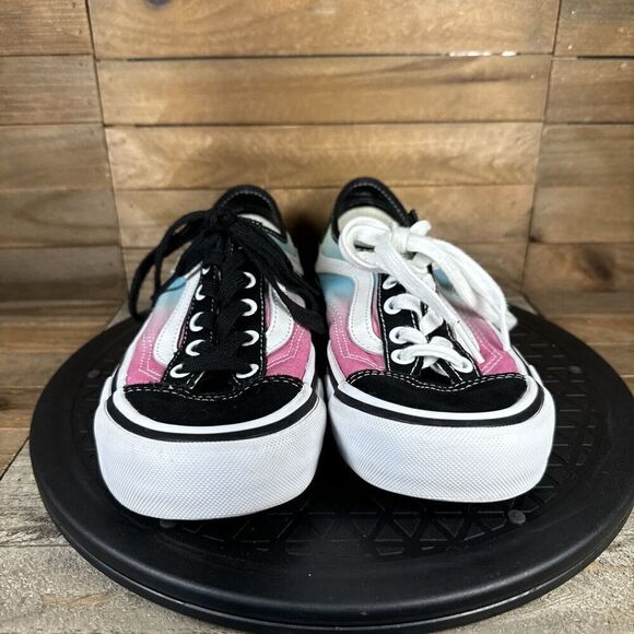 Vans Style 36 Womens Size 7 Ombre Rainbow Skate Lace Up Shoes Sneakers - Picture 2 of 10
